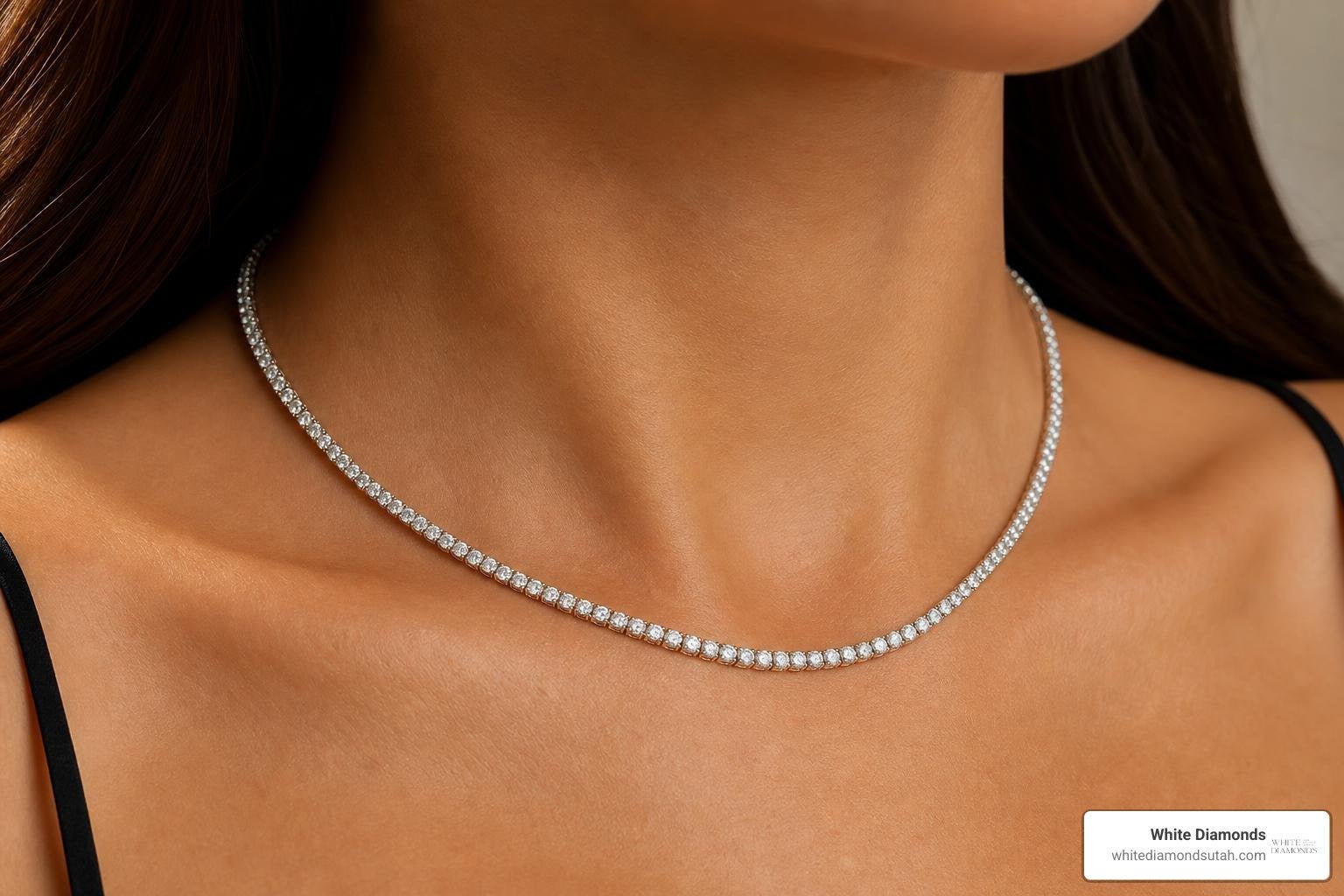 Sizing Up Shine: Is a 2mm Diamond Tennis Necklace Right for You?