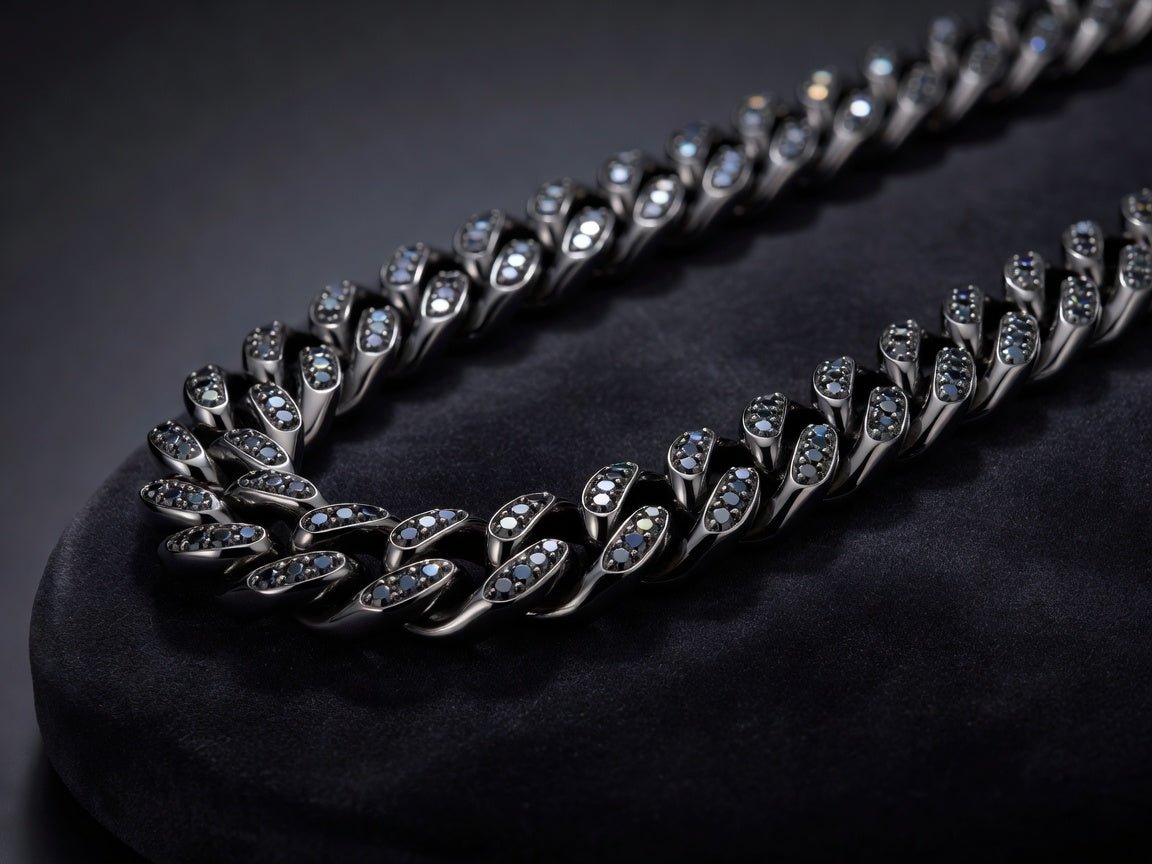 Going Dark with Black Diamond Cuban Chains