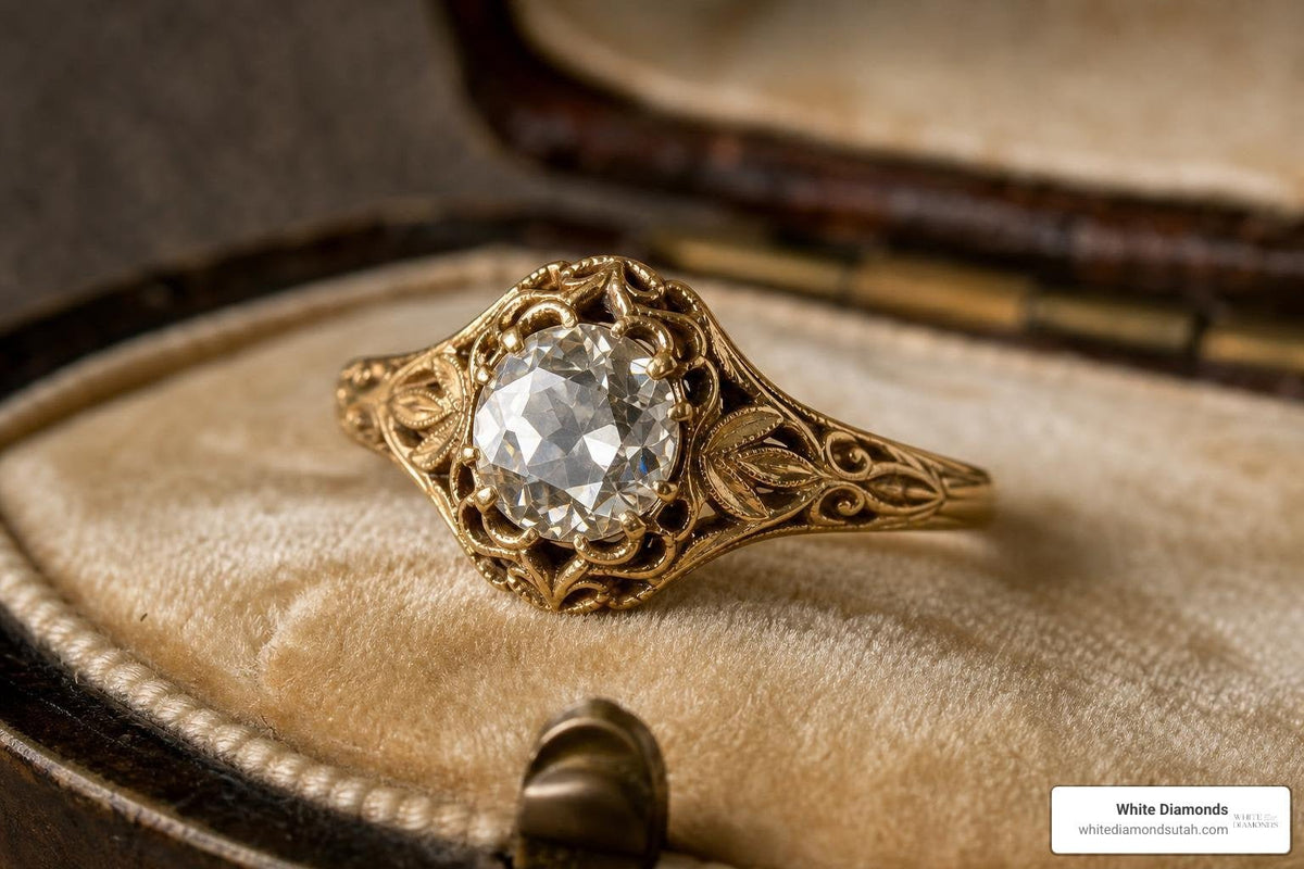 Old-School Romance: How to Choose Antique Victorian Vintage Engagement Rings