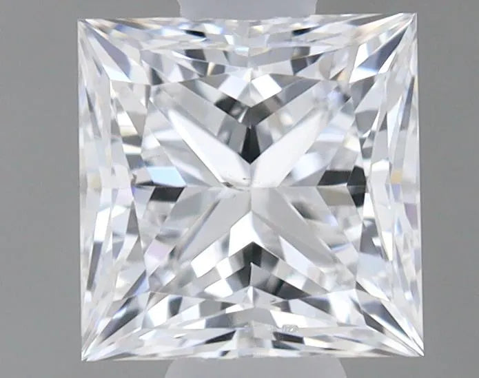 0.45ct Princess Natural Diamond (Colour D, Clarity SI1, GIA Certified)