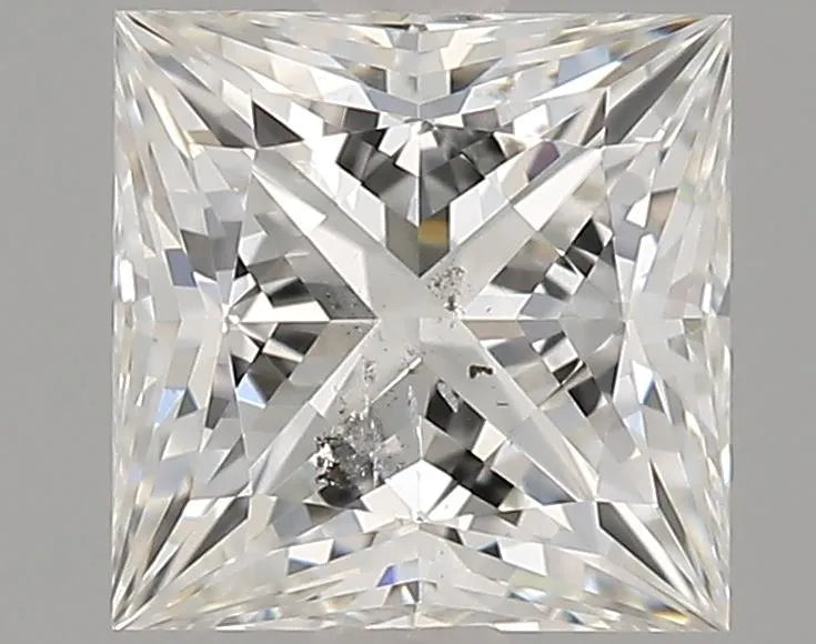 0.57ct Princess Natural Diamond (Colour F, Clarity SI2, Cut VG, IGI Certified)