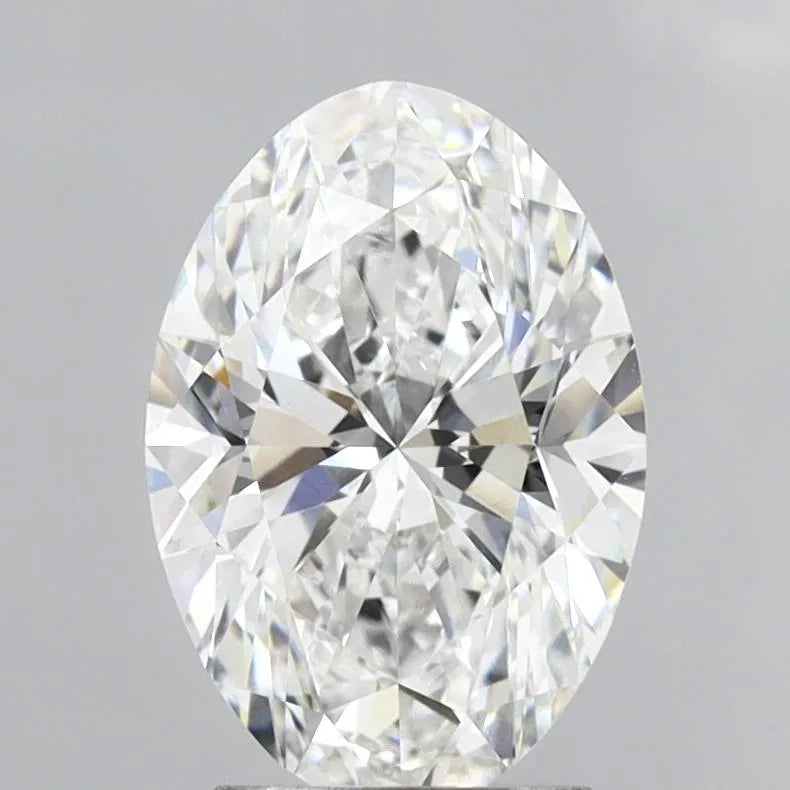 3.02ct Oval Lab Grown Diamond (Colour E, Clarity VVS2, IGI)