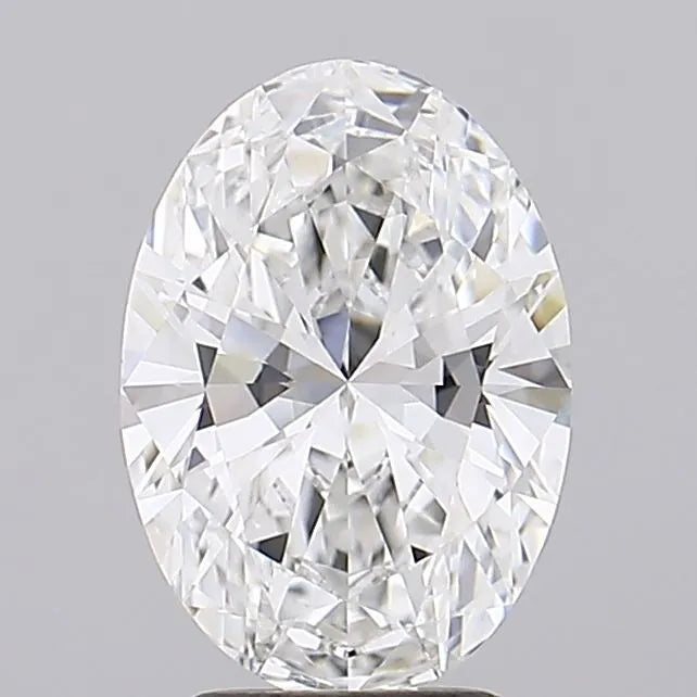 3.09ct Oval Lab Grown Diamond (Colour E, Clarity VVS2, IGI Certified)