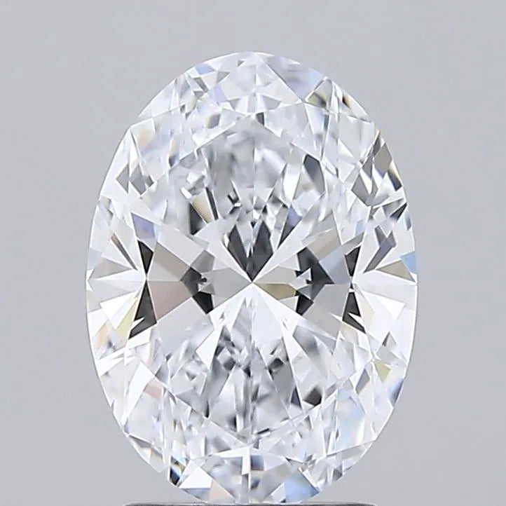 2.04ct Oval Lab Grown Diamond (Colour E, Clarity IF, IGI Certified)