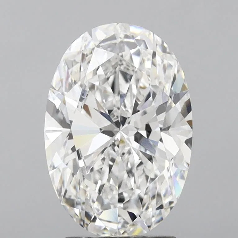 3.54ct Oval Lab Grown Diamond (Colour D, Clarity VVS2, IGI)