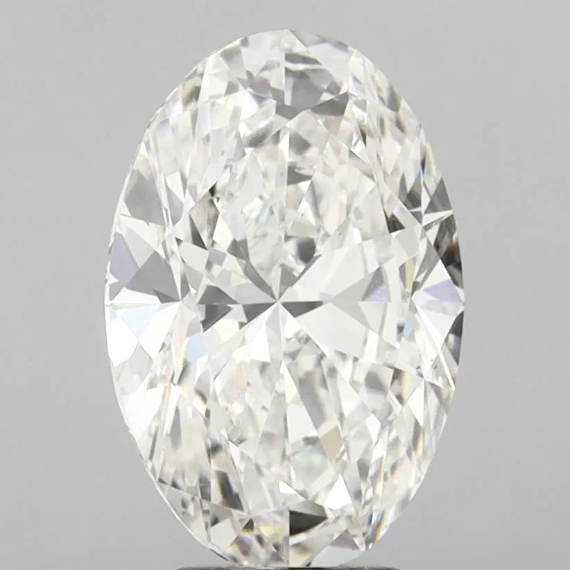 4.10ct Oval Lab Grown Diamond (Colour G, Clarity VS2, IGI)