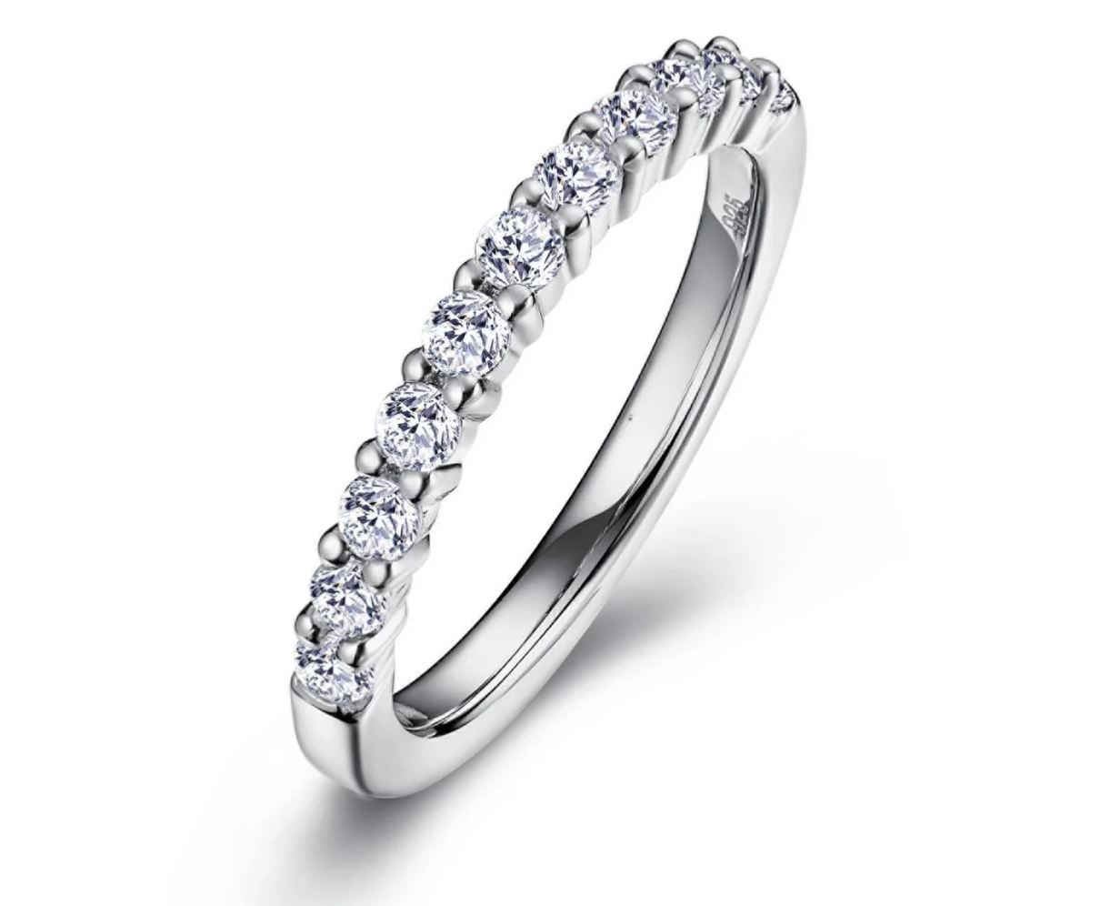 Travel 0.50 CTW Half-Eternity Band