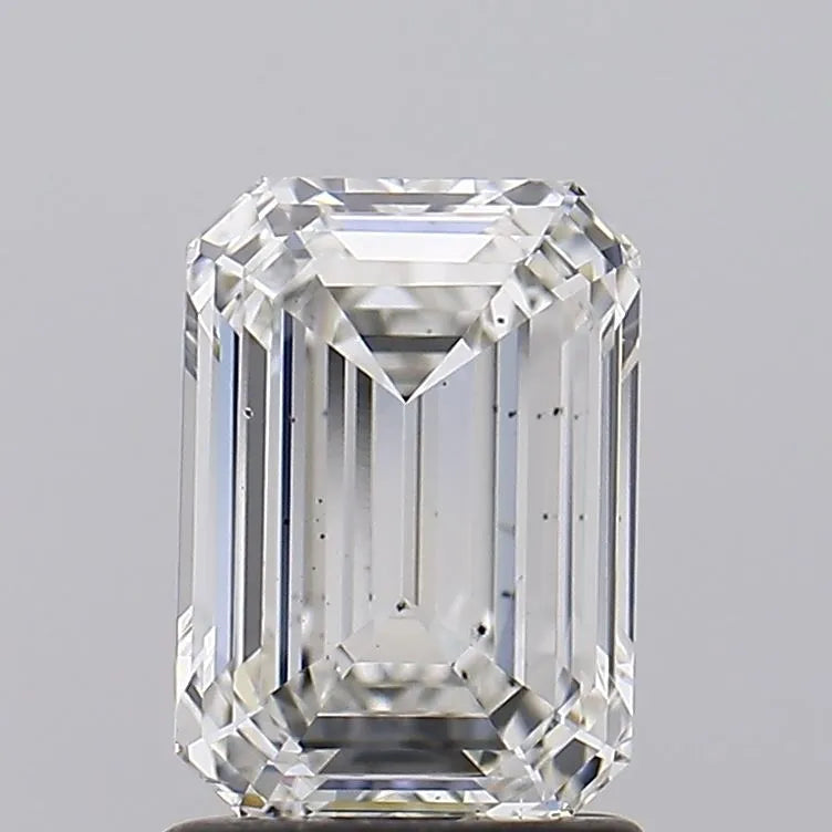 1.61ct Emerald Lab Grown Diamond (Colour G, Clarity SI1, IGI Certified)