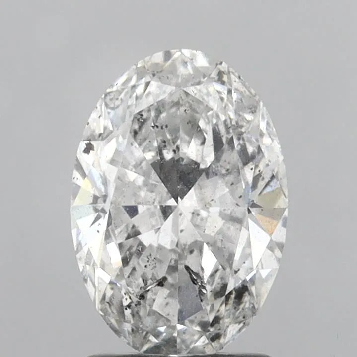 1.50ct Oval Natural Diamond (Colour E, Clarity SI2, HRD Certified)