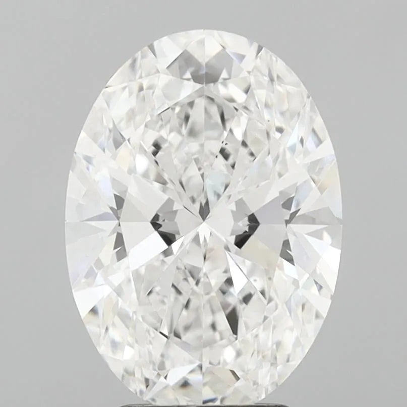 3.54ct Oval Lab Grown Diamond (Colour E, Clarity VS2, IGI Certified)