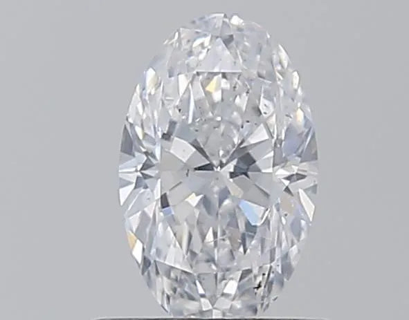 0.55ct Oval Natural Diamond (Colour D, Clarity SI2, Cut VG, IGI Certified)