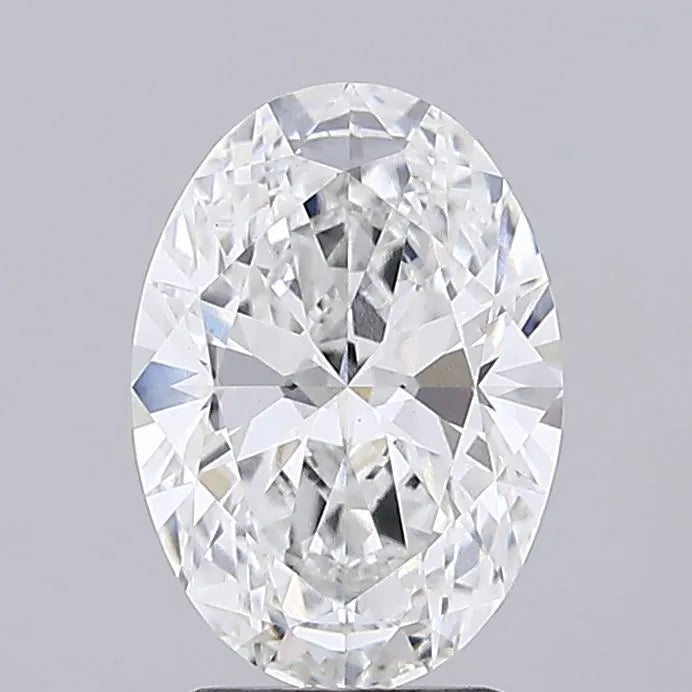 2.57ct Oval Lab Grown Diamond (Colour E, Clarity VS1, IGI Certified)