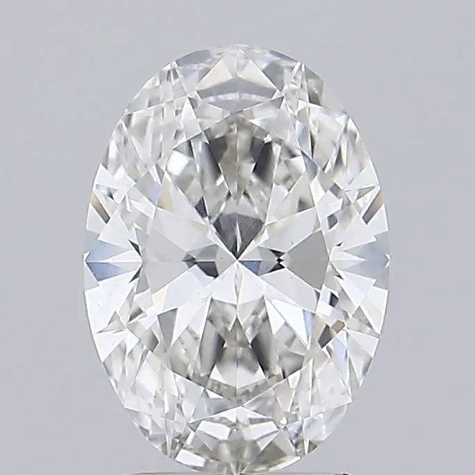 2.01ct Oval Lab Grown Diamond (Colour G, Clarity VS1, IGI Certified)
