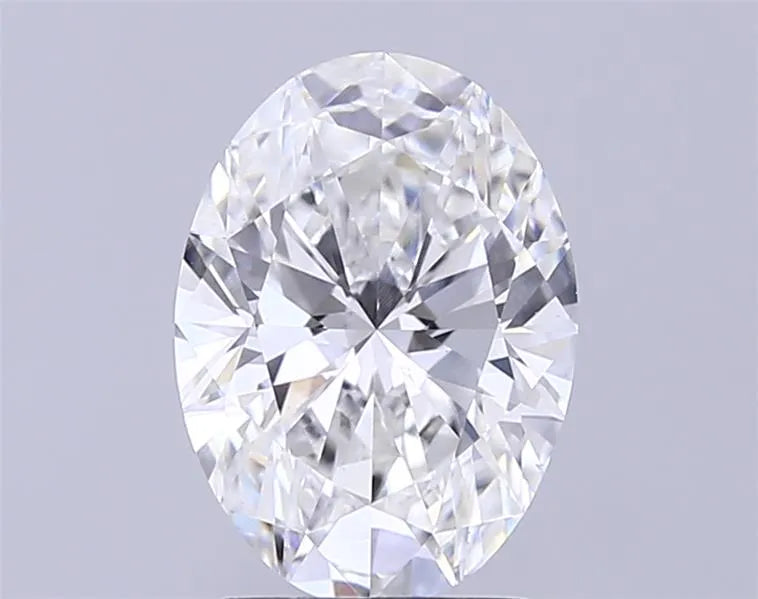 2.50ct Oval Lab Grown Diamond (Colour E, Clarity VS1, IGI Certified)
