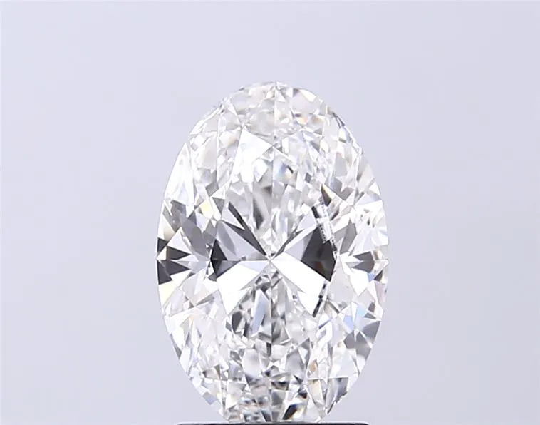 2.00ct Oval Lab Grown Diamond (Colour E, Clarity VS1, IGI Certified)