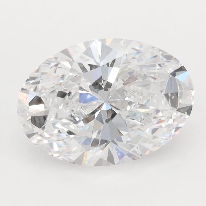 2.00ct Oval Lab Grown Diamond (Colour D, Clarity VVS1, IGI Certified)