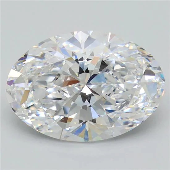 2.75ct Oval Lab Grown Diamond (Colour D, Clarity VVS1, GIA Certified)