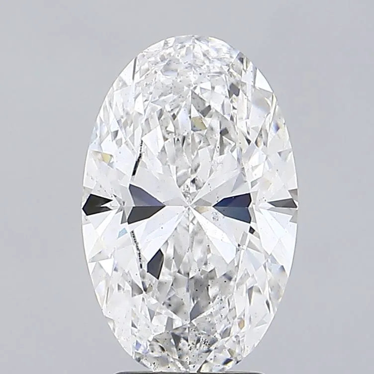 3.52ct Oval Lab Grown Diamond (Colour E, Clarity SI1, IGI Certified)