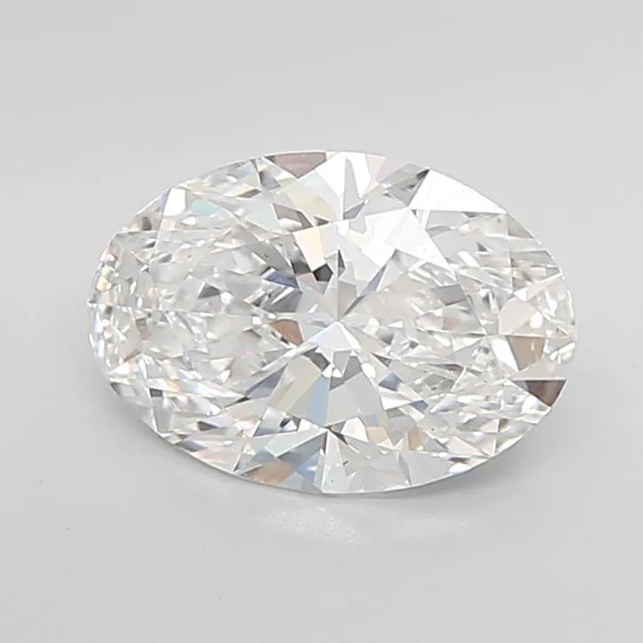 3.06ct Oval Lab Grown Diamond (Colour E, Clarity VVS2, IGI Certified)