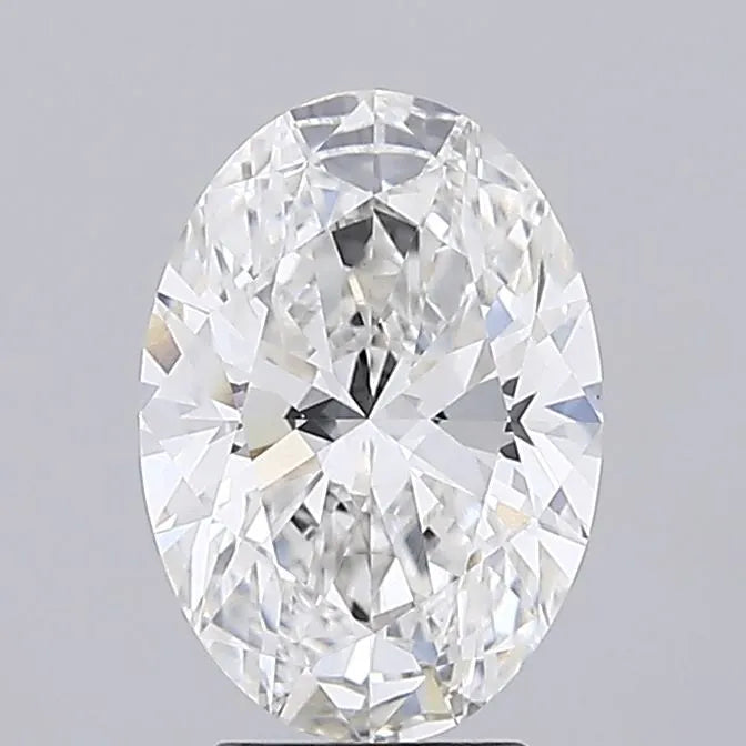 3.09ct Oval Lab Grown Diamond (Colour F, Clarity VVS2, IGI Certified)
