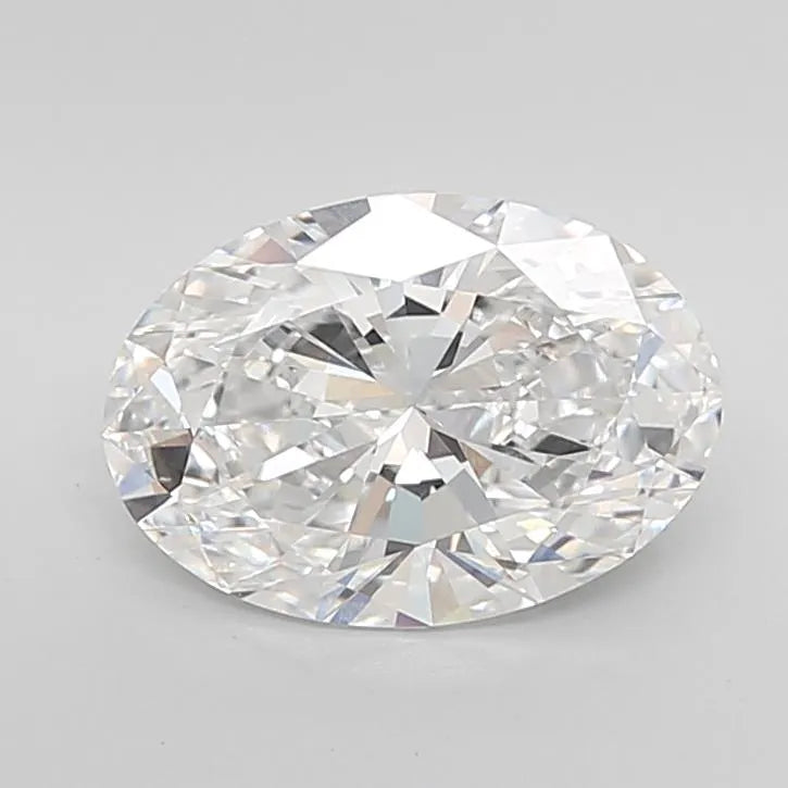 3.10ct Oval Lab Grown Diamond (Colour E, Clarity VVS2, IGI Certified)