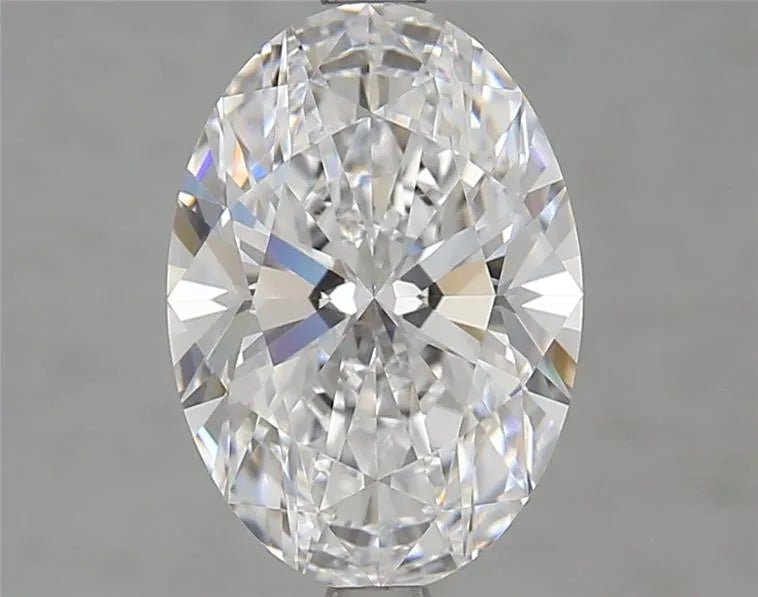 3.27ct Oval Lab Grown Diamond (Colour D, Clarity VVS1, IGI Certified)