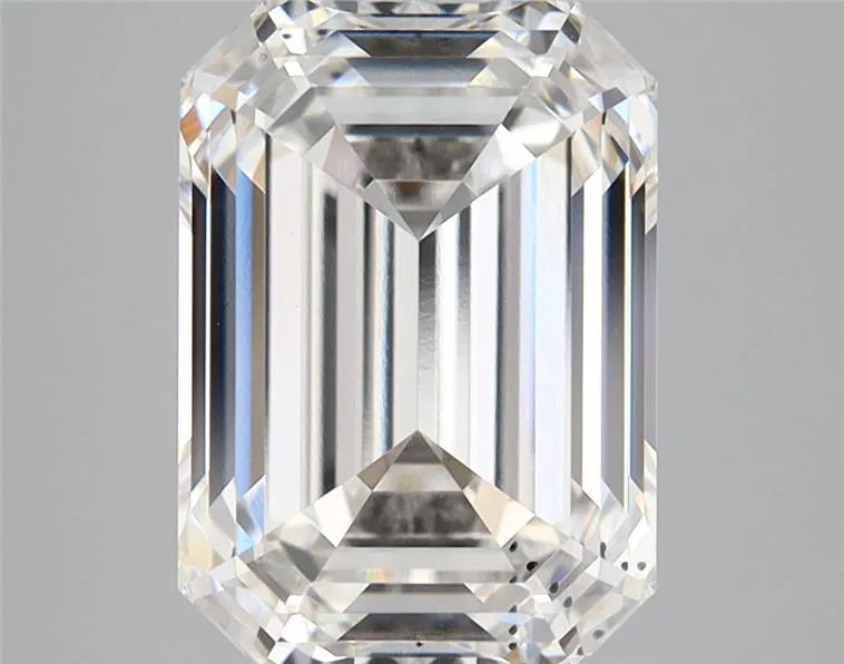 4.10ct Emerald Lab Grown Diamond (Colour F, Clarity SI1, IGI Certified)