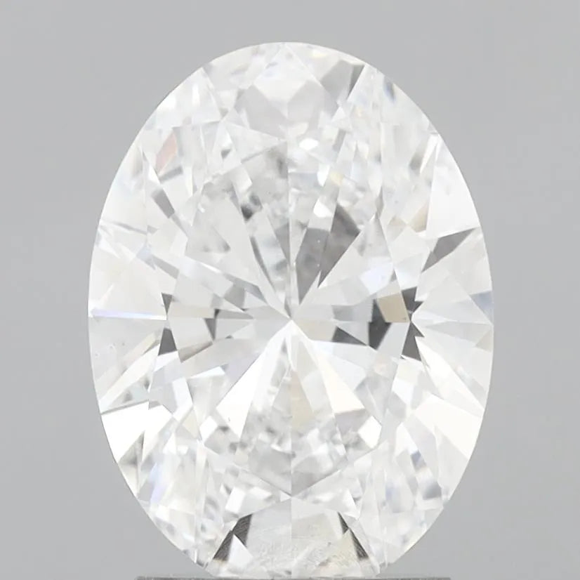 2.50ct Oval Lab Grown Diamond (Colour D, Clarity VS1, IGI Certified)