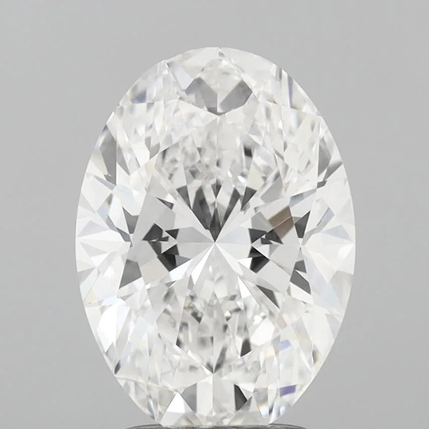 2.52ct Oval Lab Grown Diamond (Colour E, Clarity VS1, IGI Certified)