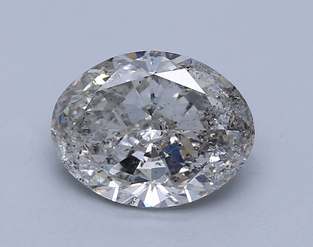 3.55ct Oval Natural Diamond (Colour H, Clarity SI2, HRD)