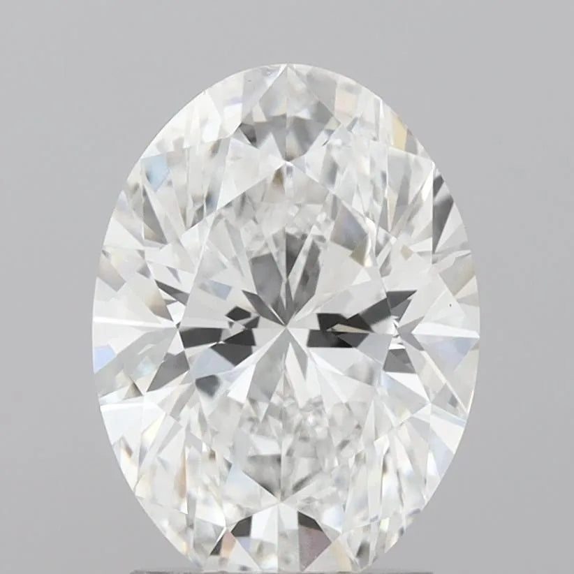 2.52ct Oval Lab Grown Diamond (Colour D, Clarity VS1, IGI Certified)