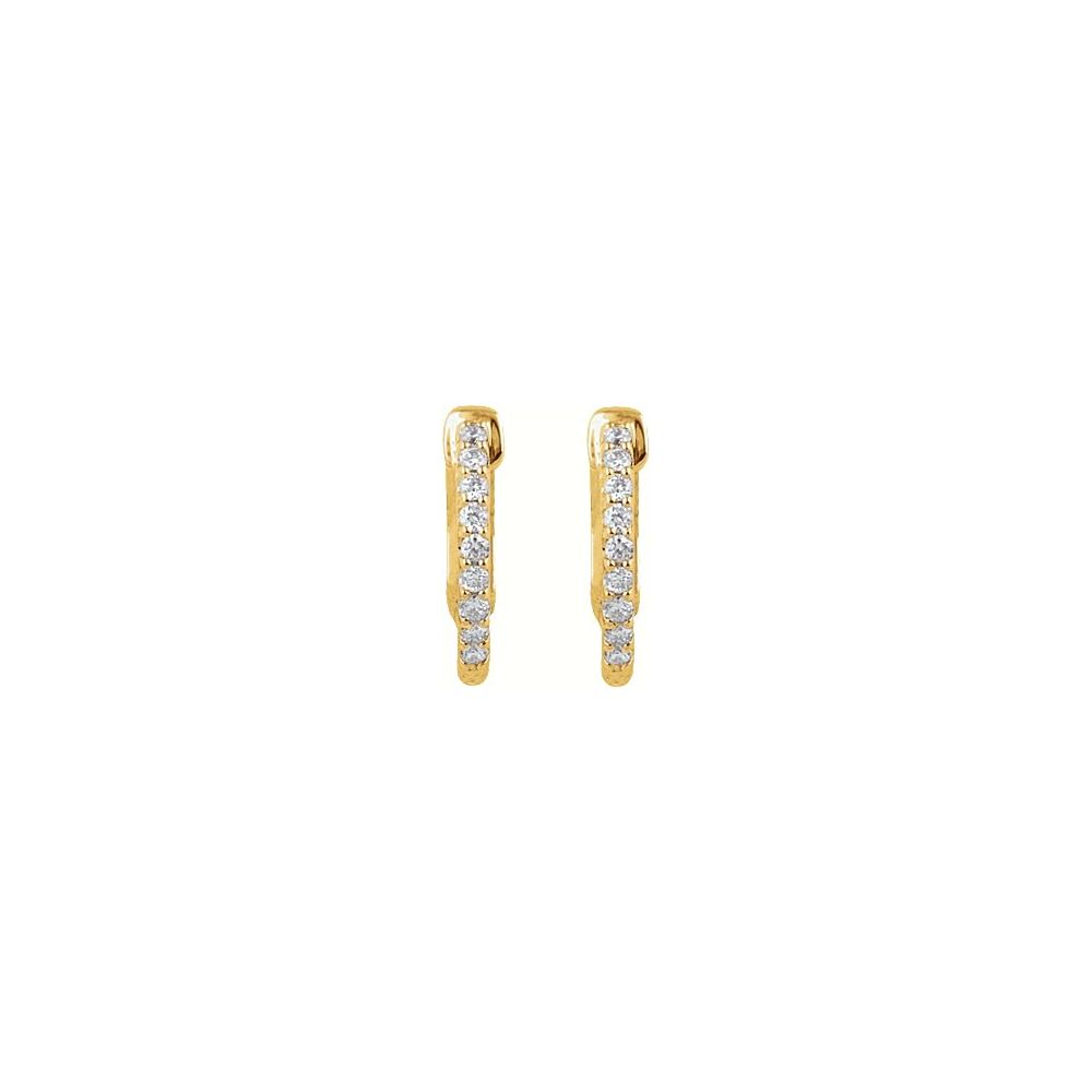 Emery Inside Out Hoop Earrings