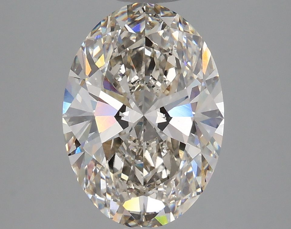 2.63ct Oval Lab Grown Diamond (Colour H, Clarity SI1, IGI)