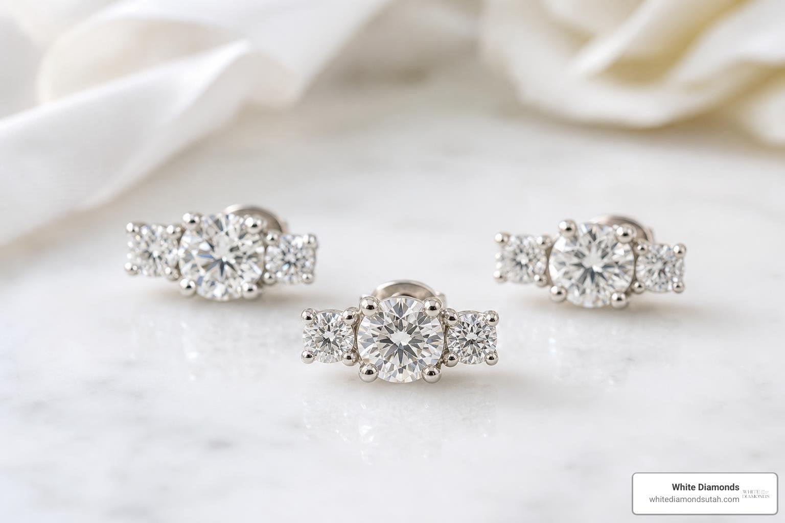 Count the Sparkle with 3-Stone, 4-Stone, and 5-Stone Diamond Earrings