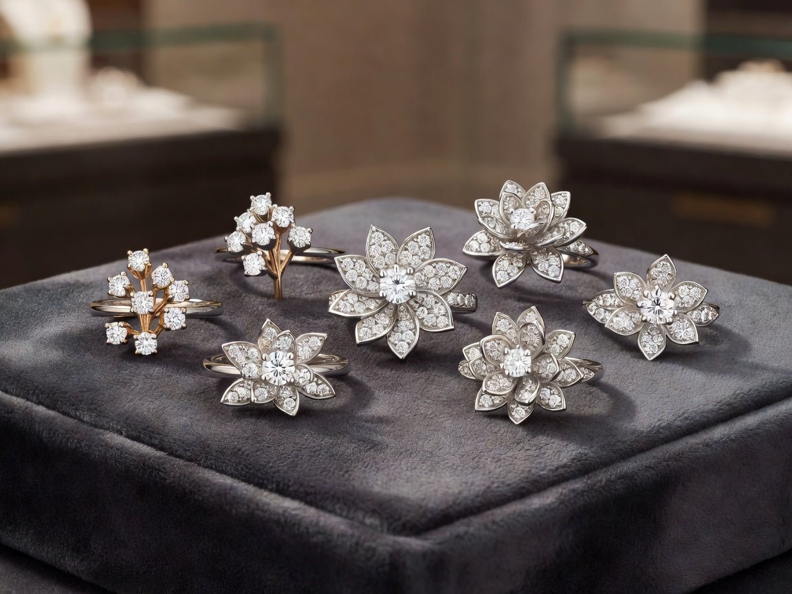 Flower Style Rings to Help Your Jewelry Collection Blossom