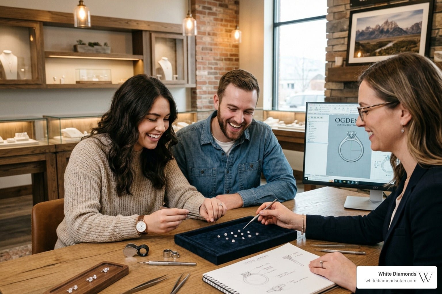 How to design your dream ring in Ogden without the stress