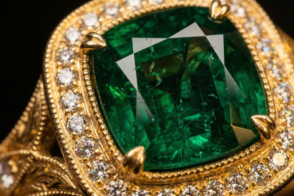 1 Carat Emerald and Diamond Rings That Will Steal Your Heart