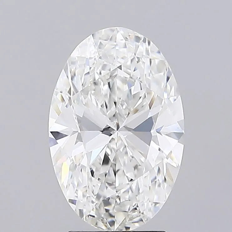 3.50ct Oval Lab Grown Diamond (Colour F, Clarity VVS2, IGI)