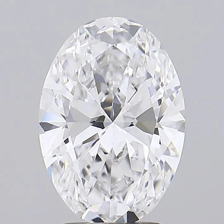 3.00ct Oval Lab Grown Diamond (Colour D, Clarity VVS2, IGI Certified)