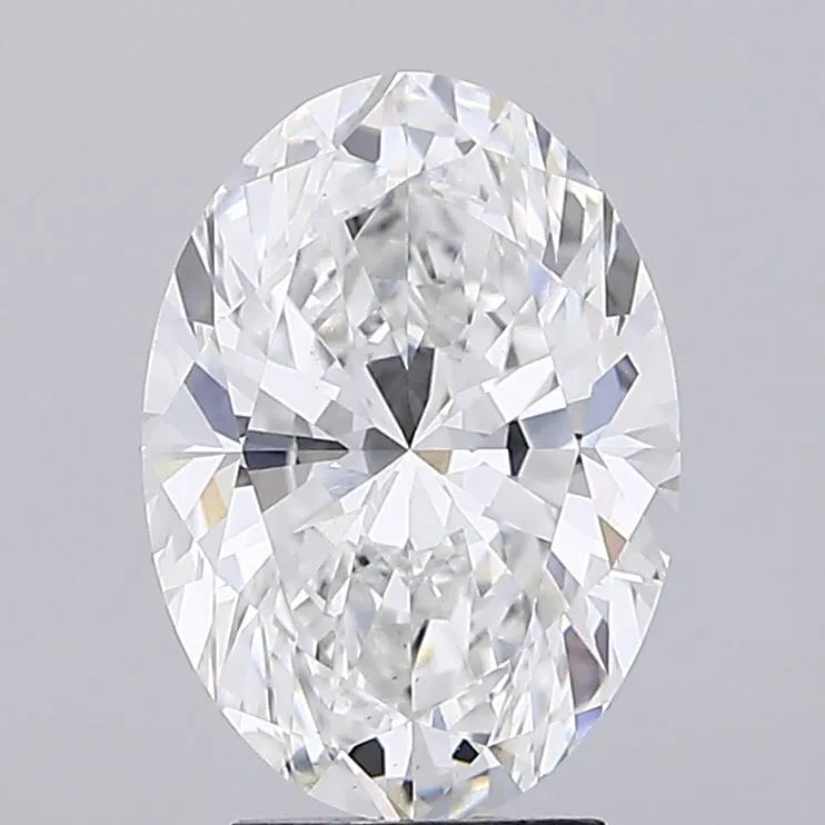 3.72ct Oval Lab Grown Diamond (Colour E, Clarity VS1, IGI)