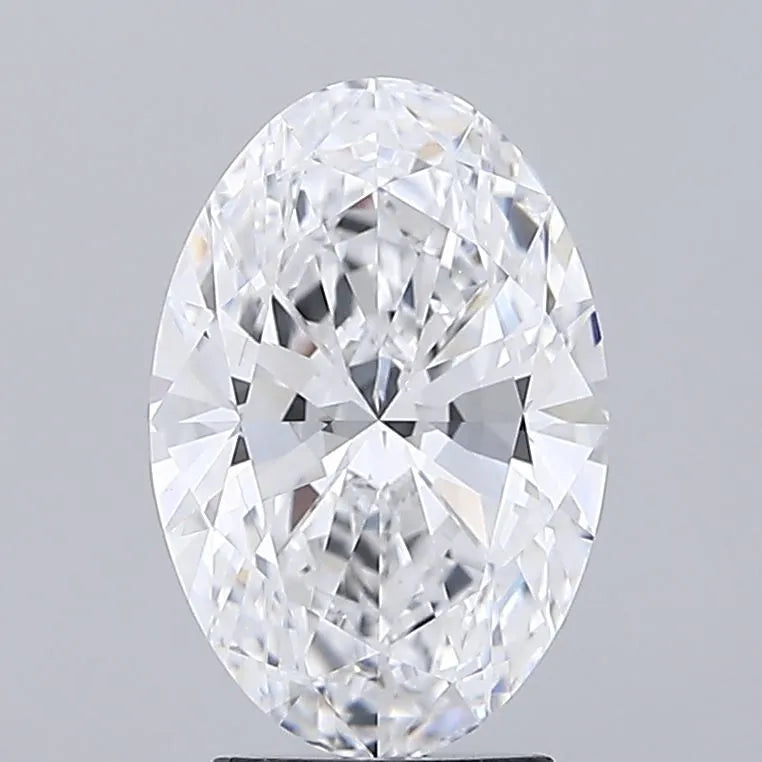 3.00ct Oval Lab Grown Diamond (Colour D, Clarity VS1, IGI)