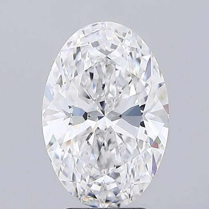 4.00ct Oval Lab Grown Diamond (Colour E, Clarity VS1, IGI)