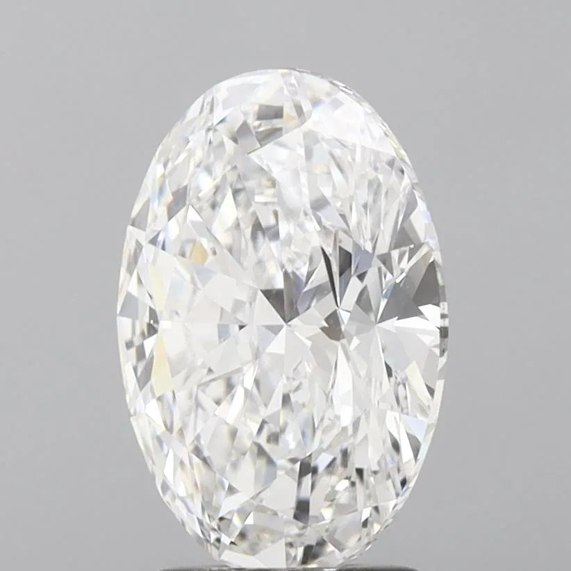 2.50ct Oval Lab Grown Diamond (Colour D, Clarity VS1, IGI)