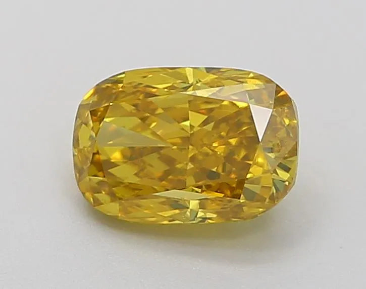 1.50ct Cushion modified Natural Diamond (Fancy Deep Brownish Yellow, Clarity VS2, GIA)