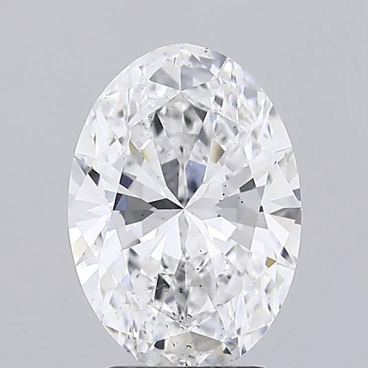 3.02ct Oval Lab Grown Diamond (Colour E, Clarity SI1, IGI Certified)