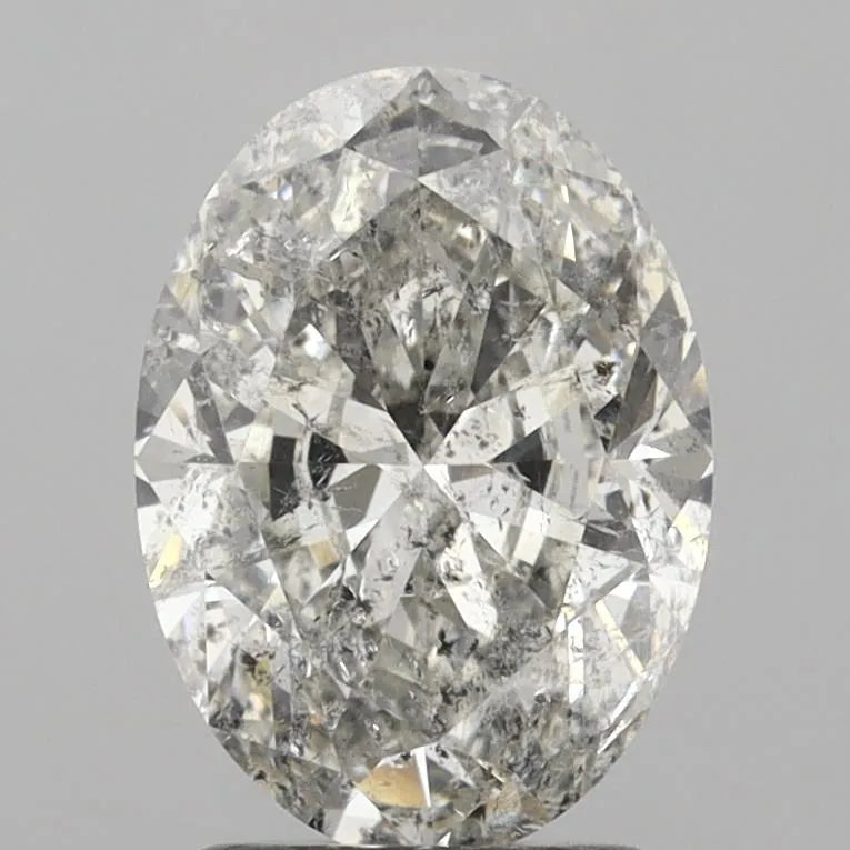 2.01ct Oval Natural Diamond (Colour G, Clarity SI2, HRD Certified)