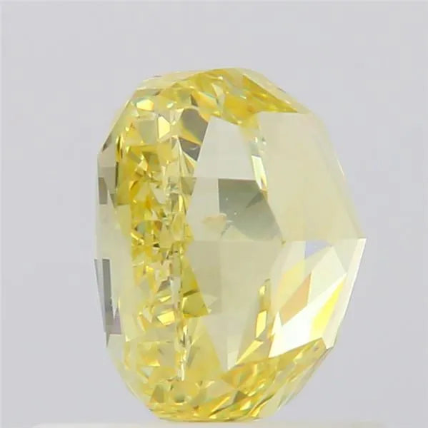 1.00ct Cushion modified Natural Diamond (Fancy Intense Yellow, Clarity VS1, GIA)