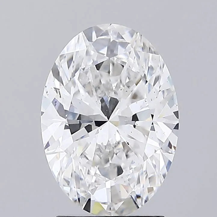 2.50ct Oval Lab Grown Diamond (Colour E, Clarity VS2, IGI)