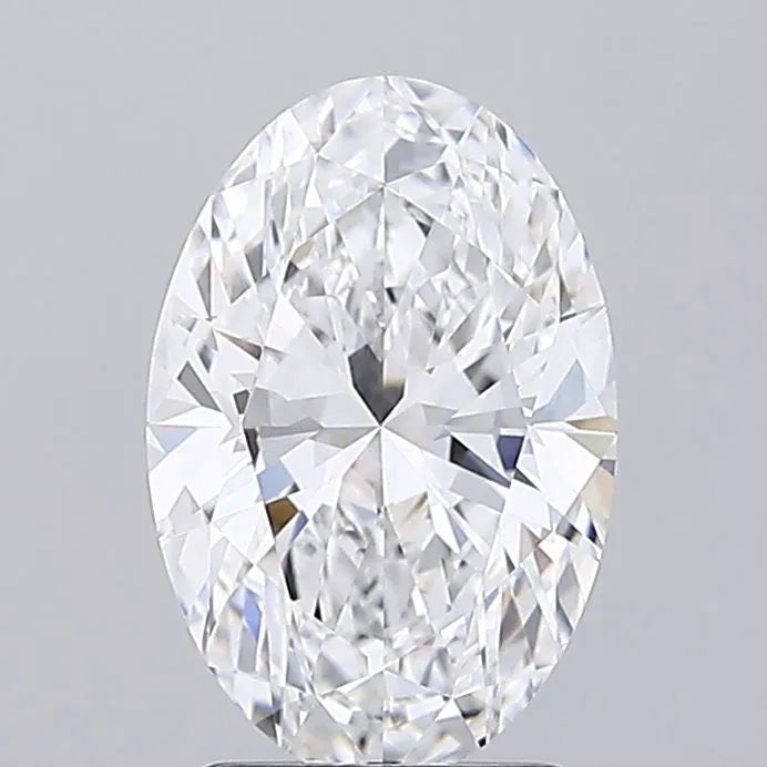 2.47ct Oval Lab Grown Diamond (Colour E, Clarity VVS2, IGI Certified)