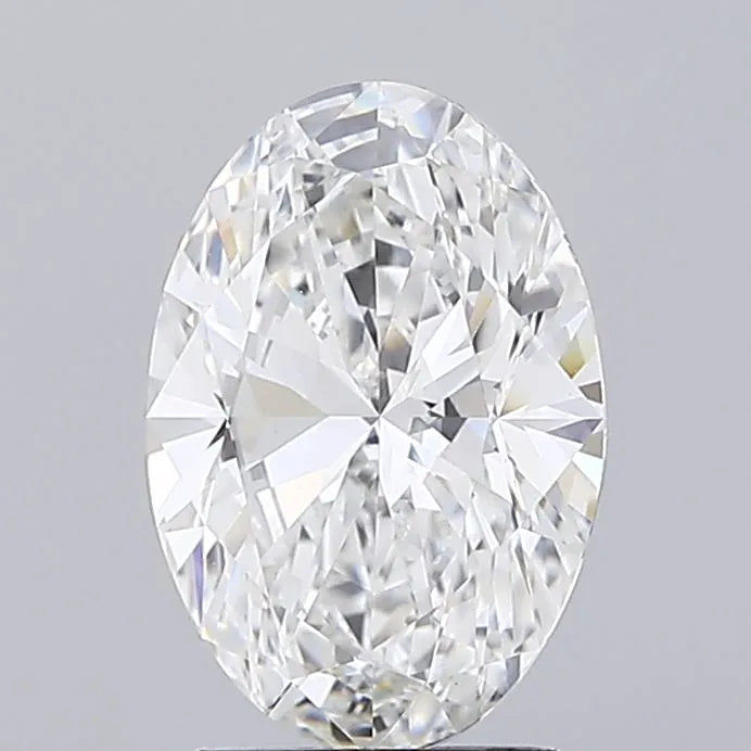 2.37ct Oval Lab Grown Diamond (Colour F, Clarity VVS2, IGI)